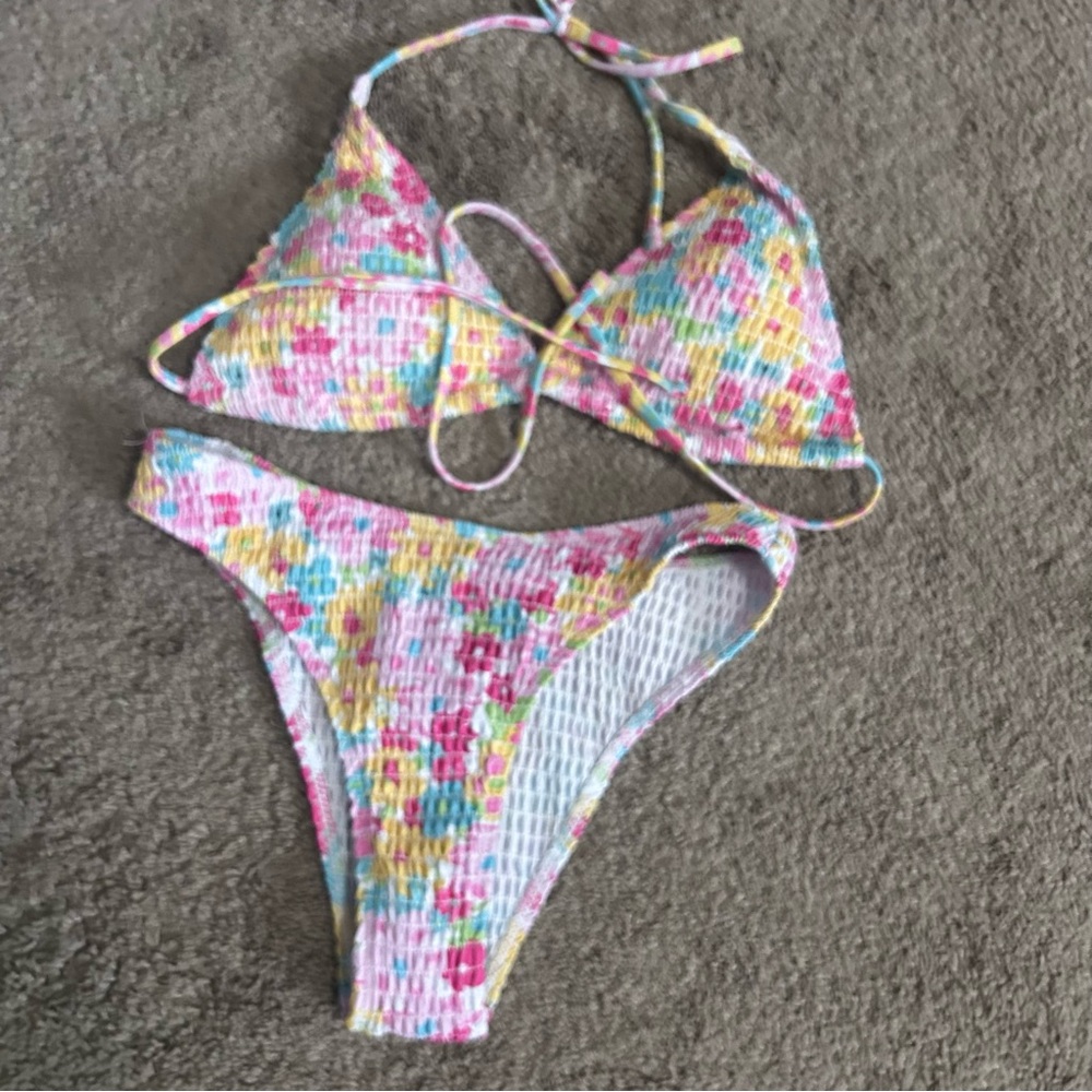SHEIN Multicolor Floral Bikini